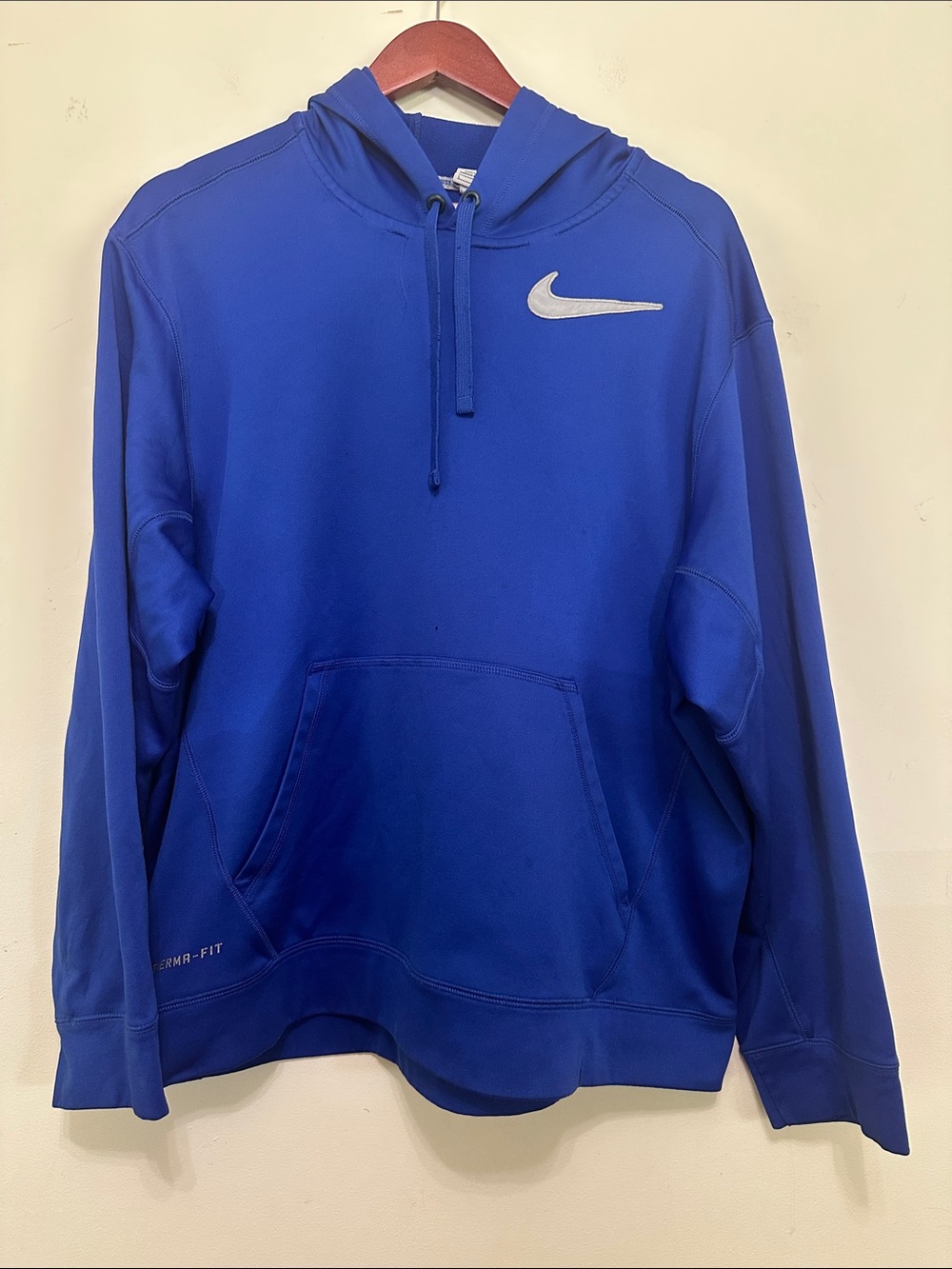Nike Men’s Royal Blue Dri-FIT Pullover Hoodie